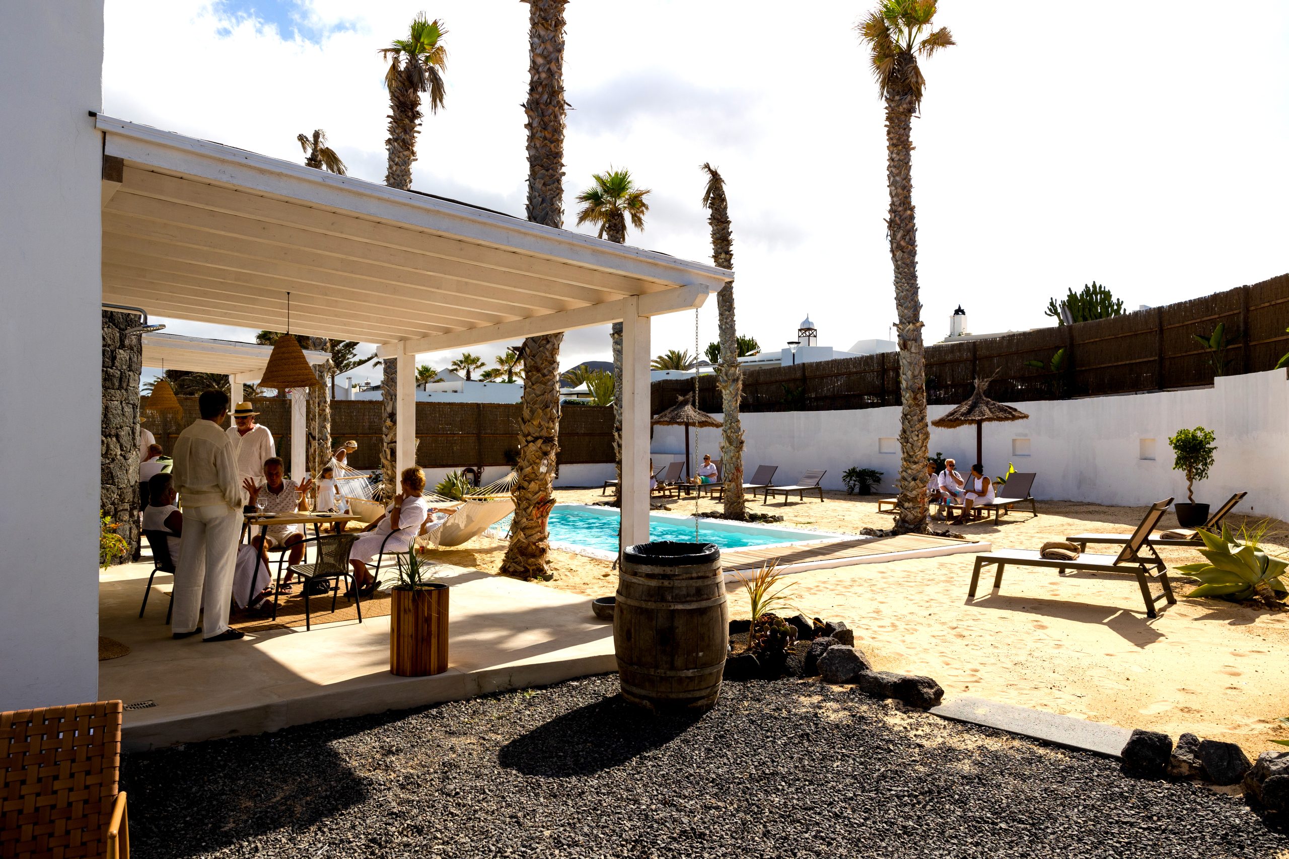 beach villa party
